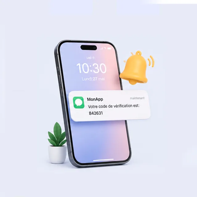 Code OTP reçu